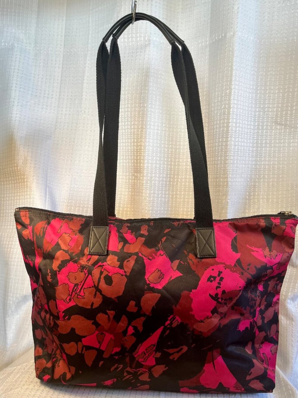 Henri Bendel New York Pink Camo Tote Bag - Picture 2 of 3